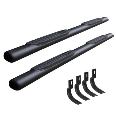 4 Inch 1000 Series SideSteps & Bracket Kit Textured Black 2018-2026 Jeep Wrangler Go Rhino