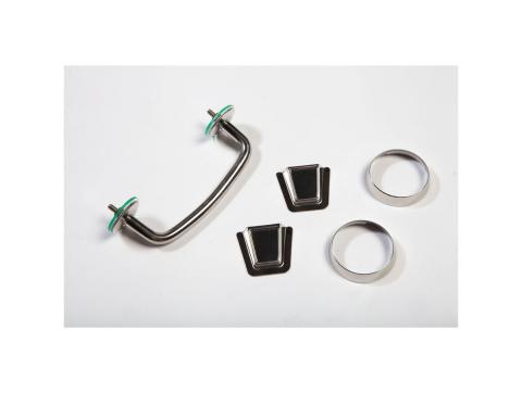 Hood Tie Down Kit Stainless Steel 13-18 Jeep Wrangler JK Rugged Ridge