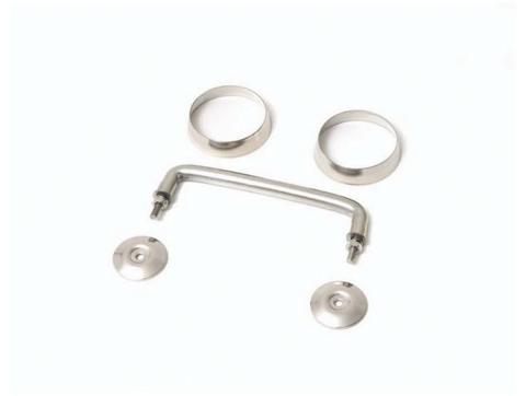 Windshield Tie Down Kit Stainless Steel 97-06 Jeep Wrangler TJ Rugged Ridge