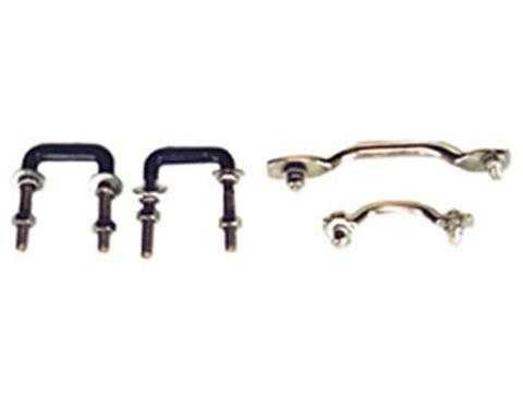 Windshield Tie Down Kit Stainless Steel 55-95 Jeep CJ/Wrangler Rugged Ridge