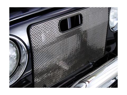 Grille Screen Stainless Steel 97-06 Jeep Wrangler TJ Rugged Ridge
