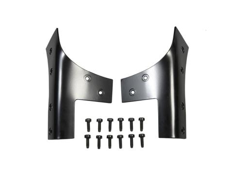 Windshield Hinge Kit Black 07-18 Jeep Wrangler JK Rugged Ridge