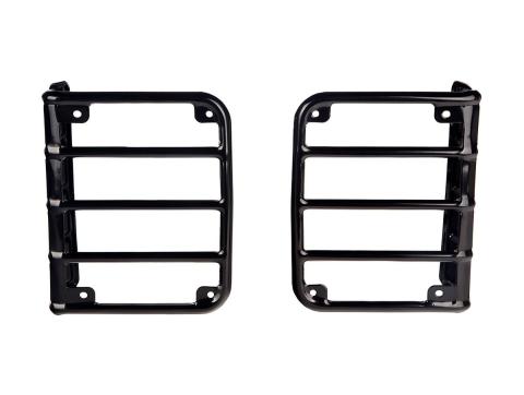 Euro Guard Kit Tail Light Black 07-18 Jeep Wrangler JK Rugged Ridge