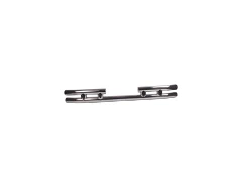 Double Tube Bumper Rear 3 Inch Stainless 87-06 Wrangler YJ/TJ Rugged Ridge