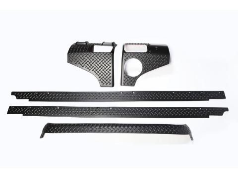 Body Armor Kit 6 Piece 97-06 Jeep Wrangler TJ Rugged Ridge