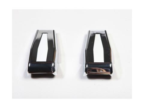 Liftgate Hinge Cover Kit Chrome 07-18 Jeep Wrangler JK Rugged Ridge