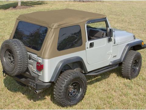 XHD Soft Top Bowless Spice 97-06 Jeep Wrangler TJ Rugged Ridge