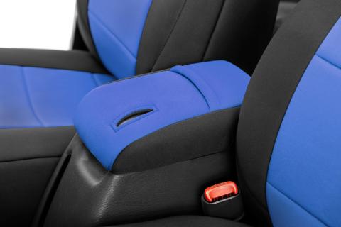 Wrangler TJ Console Cover for 01-06 Wrangler TJ Blue Neoprene Diver Down