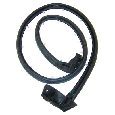 Right Door Weatherstrip for 1997-2006 Jeep TJ Wrangler w/ Half Steel Doors Crown Automotive