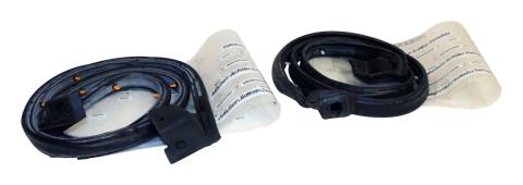Door Weatherstrip Kit for 1997-2006 Jeep TJ Wrangler w/ Half Steel Doors Crown Automotive