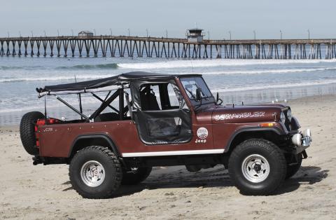 Tigertop Jeep Soft Top For Jeep 1955-1975 CJ5 Black Crush Bestop
