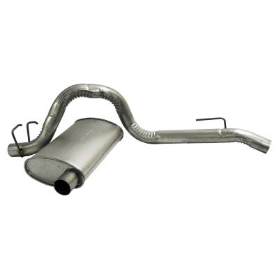 Muffler & Tailpipe for 1987-1995 Jeep YJ Wrangler w/ 2.5L or 4.0L Engines Crown Automotive