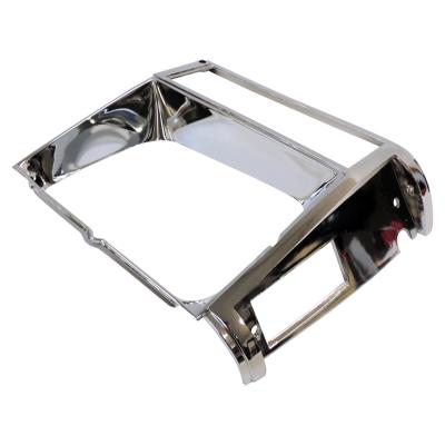 Right Chrome Headlight Bezel for 1984-1990 XJ Cherokee, 1986-1990 MJ Comanche Crown Automotive