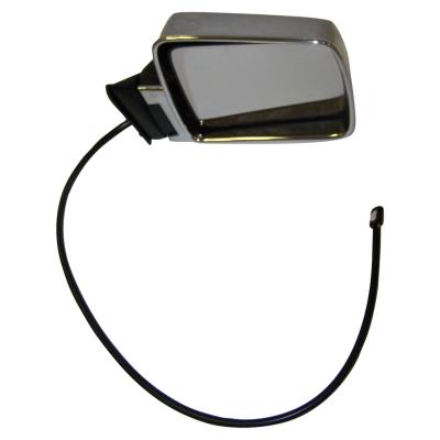 Right Manual Remote Folding Mirror for 84-96 XJ, Cherokee, MJ Comanche, Chrome Crown Automotive