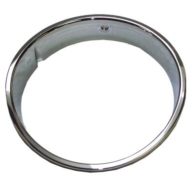 Chrome Headlight Bezel for 1997-2006 Jeep TJ Wrangler, Left Crown Automotive
