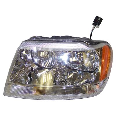 Left Headlight Assembly for Select 1999-2004 Jeep WJ Grand Cherokee Crown Automotive