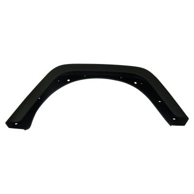 Left Rear Fender Flare for Jeep 97-06 TJ Wrangler, Black Textured, 6-5/8 Inch Wide Crown Automotive