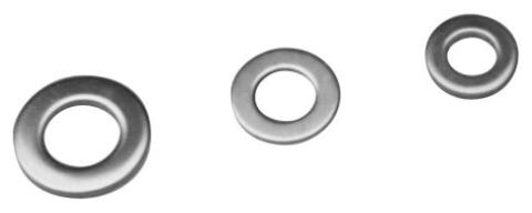 Washers Stainless Steel Material Fits 5/16 Inch Bolts One Set of 12 Pieces Proform