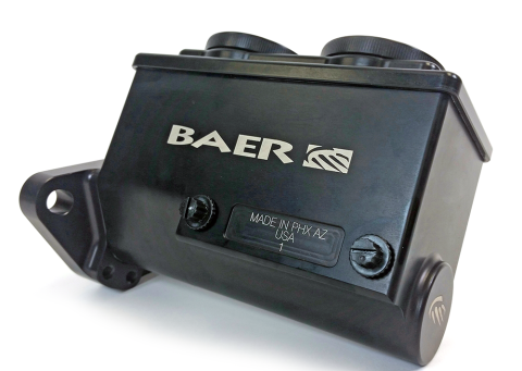 Brake Master Cylinder Remaster Black Anodized Right Port 1 Inch BAER Brakes