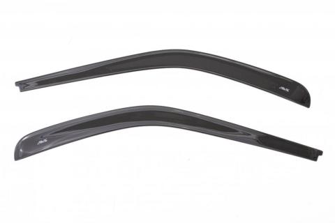 Ventvisor Deflector for 2007-2018 Jeep Wrangler and More Smoke Low Profile Outside Mount 2 Piece AVS