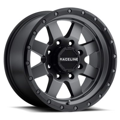 Aluminum Wheels 18x9 Defender 935G Gunmetal Gray Multi Spoke 18 Offset 8 on 165.1 Bolt Pattern 130.81 Bore Raceline