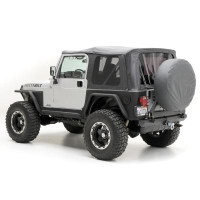 Soft Top OEM Replacement W/Tinted Windows Black Diamond 97-06 Wrangler TJ Smittybilt