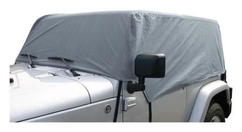 Fits Soft or Hard Top Non Water-Resistant Gray Cab Cover for 07-18 JK 2-Door RT Off Road