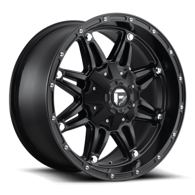 Aluminum Wheels 22X12 Hostage D531 8 On 165.1 Matte Black 125.2 Bore -44 Offset Fuel Off Road Wheels