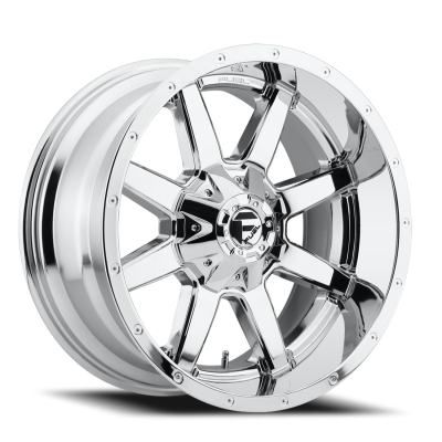 Aluminum Wheels 20X12 Maverick D536 8 On 180 Chrome 125.2 Bore -44 Offset Fuel Off Road Wheels