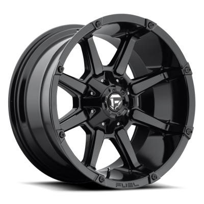 Aluminum Wheels 20X9 Coupler D575 8 On 170 Gloss Black 125.1 Bore 1 Offset 8 Spoke Fuel Off Road Wheels