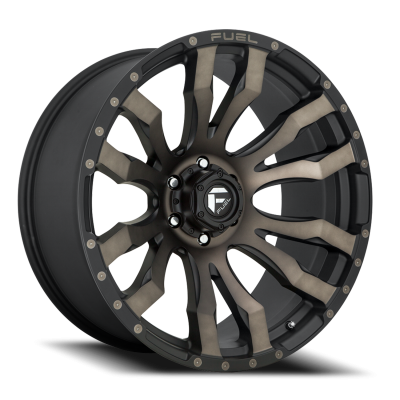 Aluminum Wheels 22X10 Blitz D674 6 On 139.7 Matte Black Double Dark Tint 106.1 Bore -18 Offset Multi Spoke Fuel Off Road Wheels