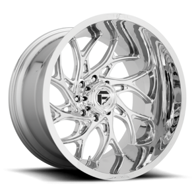 Aluminum Wheels 24X12 Runner D740 6 On 139.7 Chrome 106.1 Bore -44 Offset Fuel Off Road Wheels