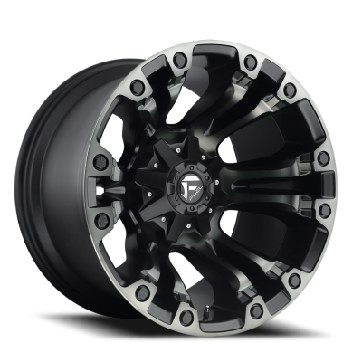 Aluminum Wheels 20X10 Vapor D851 8 On 170 Matte Black Gray Tint 125.1 Bore -18 Offset Fuel Off Road Wheels