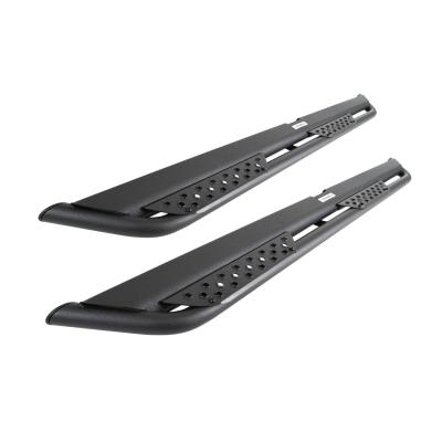 Dominator Xtreme DT SideSteps With Frame Mounted Bracket Kit Textured Black 2018-2026 Jeep Wrangler Go Rhino