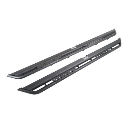 Dominator Xtreme DT SideSteps With Frame Mounted Bracket Kit Textured Black 2020-2025 Jeep Gladiator Go Rhino