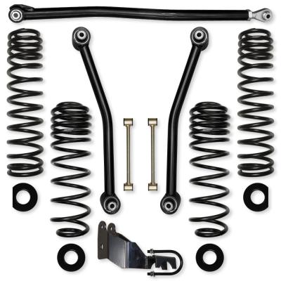 2.5 Inch Adventure Mid-Arm Suspension System for Jeep Wrangler JLU Gas Models Comp Stage 1 With No Shocks Rock Krawler