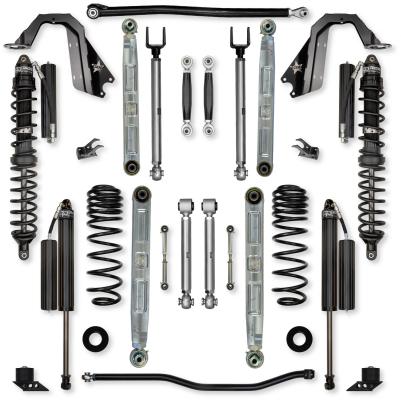 2.5 Inch X-Factor Pro Elite Coilover No Limits Mid-Arm Suspension System for Jeep Wrangler JLU 392 Models Comp Stage 1 Rock Krawler