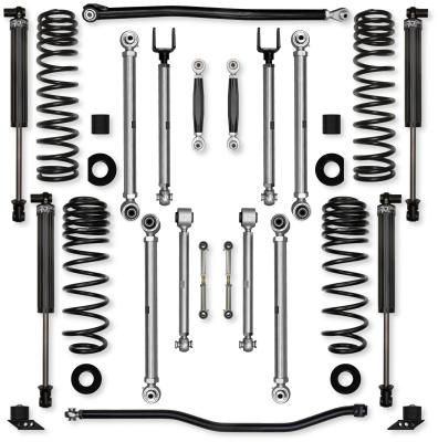 2.5 Inch X-Factor PRO No Limits Mid-Arm Suspension System for Jeep Wrangler JLU 392 Models With IFP Shocks Rock Krawler