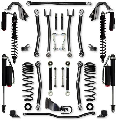 3.5 Inch X-Factor Coilover Mid-Arm Suspension System for Jeep Wrangler JLU Diesel Models Comp System Stage 2 Rock Krawler