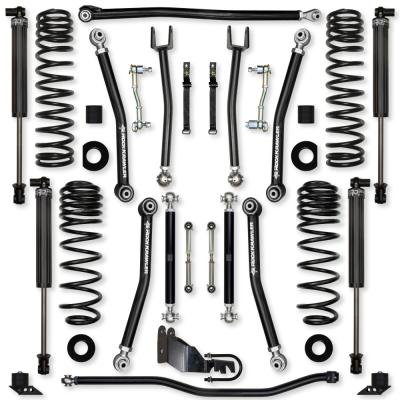 3.5 Inch X-Factor Mid-Arm Suspension System for Jeep Wrangler JLU Diesel Models With IFP Shocks Rock Krawler