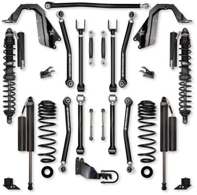 4.5 Inch Adventure X Coilover No Limits Mid-Arm Suspension System for Jeep Wrangler JLU Diesel Models Comp Stage 1 Rock Krawler