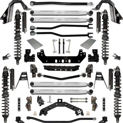 4.5 Inch Adventure X2 Pro Elite Coilover Long-Arm Suspension System for Jeep Wrangler JLU Diesel Models Trail Runner System Stage 1 Rock Krawler