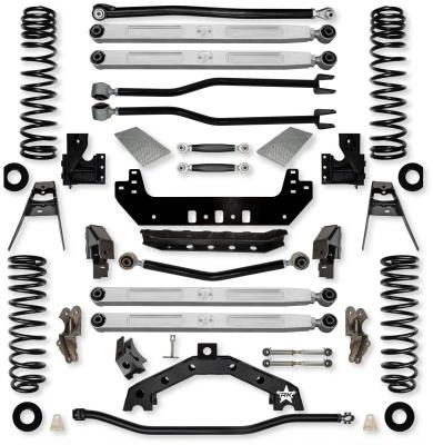 4.5 Inch Adventure X2 Pro Elite Long-Arm Suspension System for Jeep Wrangler JLU 392 Models With No Shocks Rock Krawler