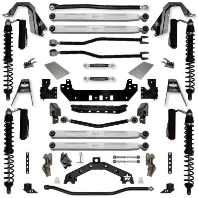 4.5 Inch Adventure X2 Pro Elite Coilover No Limits Long-Arm Suspension System for Jeep Wrangler JLU Gas Models Trail Runner System Stage 2 Rock Krawler