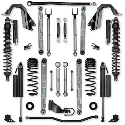 4.5 Inch X-Factor Pro Elite Coilover No Limits Mid-Arm Suspension System for Jeep Wrangler JLU Gas Models Comp Stage 1 Rock Krawler