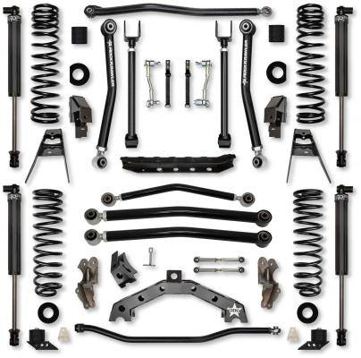 4.5 Inch T-REX Suspension System for Jeep Wrangler JL Gas Models With IFP Shocks Rock Krawler
