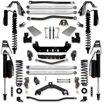 4.5 Inch X-Factor X2 Pro Elite Coilover Long-Arm Suspension System for Jeep Wrangler JL Gas Models Comp System Stage 2 Rock Krawler