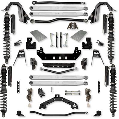4.5 Inch X-Factor X2 Pro Elite Coilover Long-Arm Suspension System for Jeep Wrangler JLU Diesel Models Trail Runner System Stage 1 Rock Krawler
