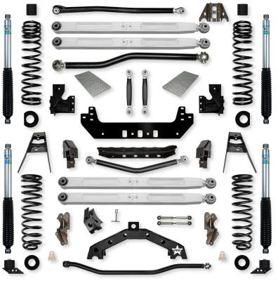 4.5 Inch X-Factor X2 Pro Elite No Limits Long-Arm Suspension System for Jeep Wrangler JL Gas Models With Bilstein Shocks Rock Krawler