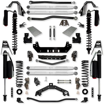 4.5 Inch X-Factor X2 Pro Elite Coilover No Limits Long-Arm Suspension System for Jeep Wrangler JLU Diesel Models Comp System Stage 2 Rock Krawler